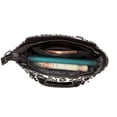 thumbnail image 6 of Single Shoulder Bag Rivet Bag 7.48×7.48×3.94in Removable Shoulder Belt Can Be Held Or Diagonal Across A Variety Of Matching Styles Leopard Print Pattern White And Black_1, 6 of 6