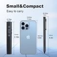 thumbnail image 3 of Presentation Clicker for PowerPoint Presentations, USB-A USB-C RF 2.4GHz Wireless Presenter Remote with Laser Pointer for Pets, Mac/Windows/Slide Advancer/Classroom/Office/PPT/Computer Clickers, 3 of 8