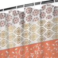 thumbnail image 3 of Colorful Pioneer Flower Pattern Shower Curtain 36"x72" ,Bathroom Decorative Shower Curtains Set with 12 Hooks,Modern Waterproof Washable Shower Curtain, 3 of 6
