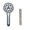 Silver, variant on Shower Head, High Pressure Water Shower Head, Drop-resistant Shower Head ,Handheld Water Saving Rain Shower Head with 10 Jet Modes with Filter, Anti-limescale Silicone Nozzles