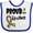 White and Royal, variant on Inktastic Proud of My Brother Autism Awareness Puzzle Piece Ribbon Boys or Girls Baby Bib