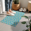thumbnail image 4 of Blue Daisy Flower Pattern Door Rugs,Washable Non Slip Door Mats Indoor,Decorative Door Mats,Entry Mat Indoor for Entrance,Bedroom,Kitchen,Bathroom,16"x24", 4 of 6