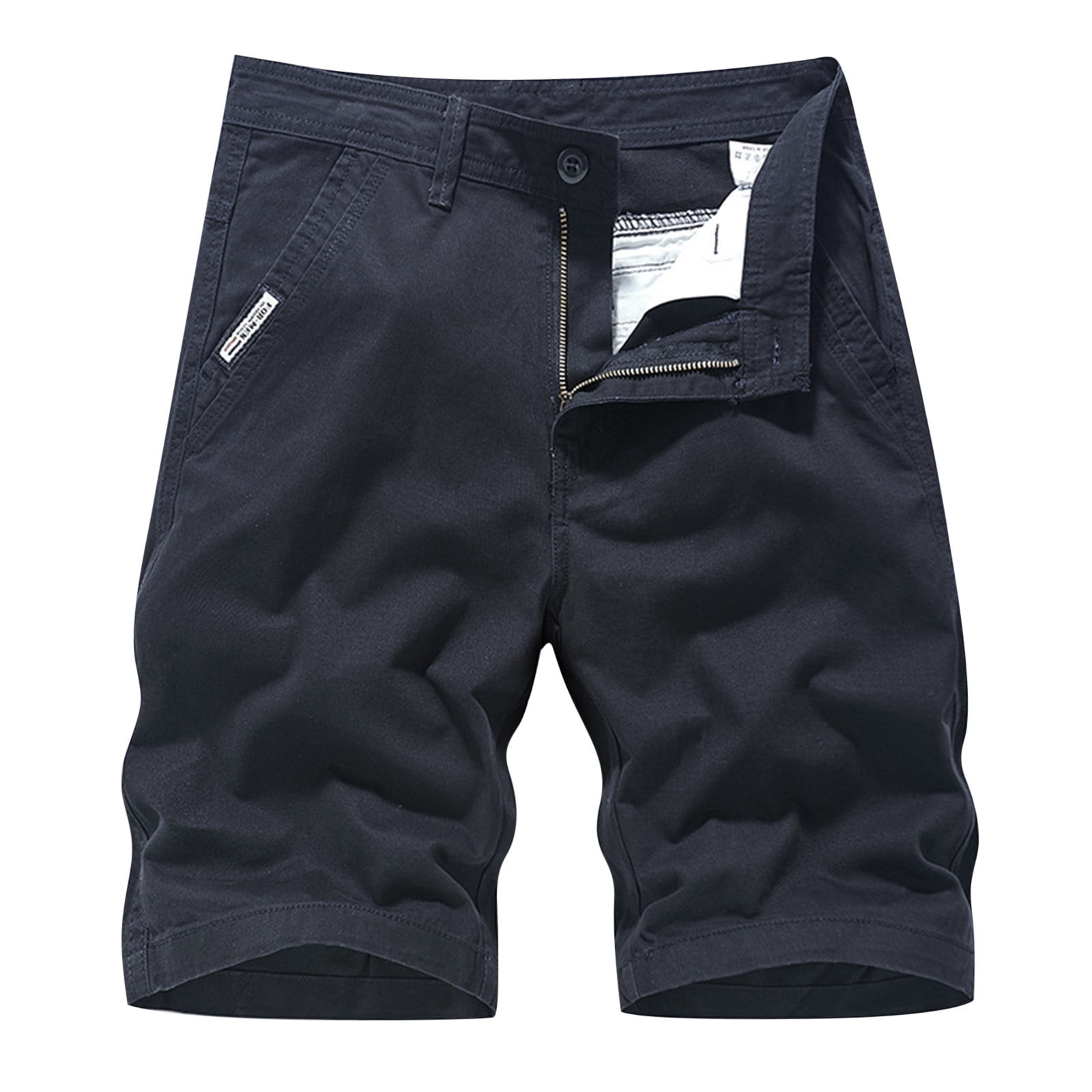 Wearfirst Mens Cargo Short with Belt, Variety 40, Grey Ebony