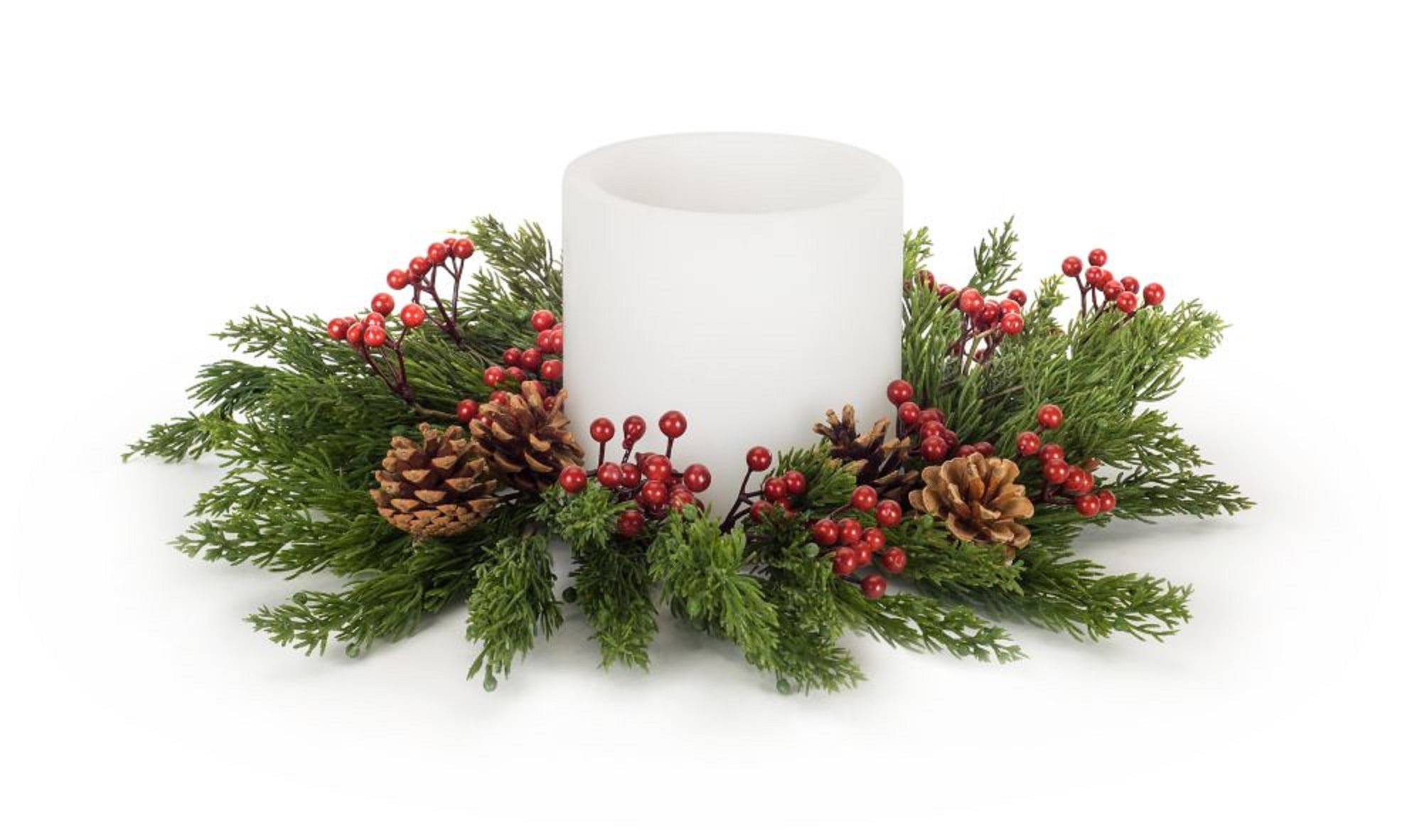 22cm Artificial Pine Cone Berry Wreaths with 4 Candle Holder Cup Holiday Xmas Candle Rings Table Decor Traditional Christmas Advent Candle Wreaths 22cm Artificial Pine Cone Berry Wreaths with 4 Candle Holder Cup Holiday Xmas Candle Rings Table Decor Traditional Christmas Advent Candle Wreaths