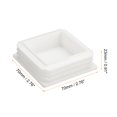 thumbnail image 2 of 8Pack 70mmx70mm(2.76inch) Plastic Tubing Plug Square Post End Caps White, 2 of 6