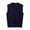 Blue, variant on Unisex V-Neck Solid Knit Sweater Vest Pullover Preppy Style School Uniform Sleeveless Sweater Cardigan Tank Top