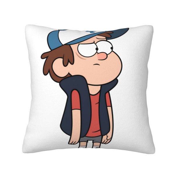 Fundas de almohada de terciopelo de Gravity Falls, fundas de almohada decorativas suaves y acogedoras con cremallera oculta para dormitorio, sofá, sillón, funda de almohada de terciopelo