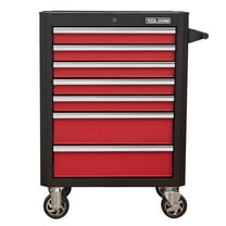 28inchTool Cabinets Rolling Toolbox with 7 Drawers, Metal Tool Chest with Wheels, Tool Cart for Garage, Warehouse, Repair Shop, Workshop