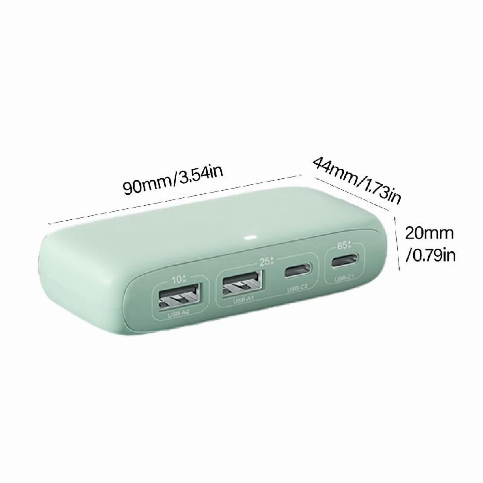 Compactly 65W Type C Hub USB C Power Data Splitter For Fast Charging On Travel