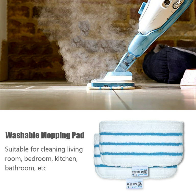 Hometimes 5 Packs Washable Microfiber Steam-Mop Cleaning Pads for Black+decker Classic Steam Mops, Hsm13e1, Sm1610, SM1620, SM1630, SMH1621