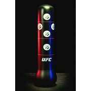 UFC Youth & Adult Inflatable Boxing Freestanding Punching Bag with Pump, 5 ft, Black