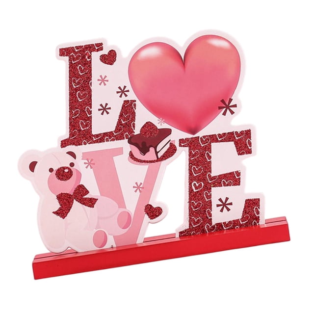 Letrero de el Valentín Letrero de romántico Decoración pa el Valentín, AMOR perfecl Centros de Mesa