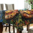 thumbnail image 5 of Yayeee Tablecloths 60" x 60" Rectangle Wrinkle Resistant Party Table Cover, Starry Pizza, 5 of 8