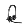 thumbnail image 2 of Logitech H570e Casque Filaire, Écouteurs Stéréo avec Microphone à Réduction de Bruit, USB, Commandes Intégrées avec Bouton de Sourdine, Voyant DEL Indicateur, PC/Mac/ordinateur Portable - Noir - Casque - Supra-Auriculaire - Filaire - USB - Certifié pour Skype pour Entreprise, Lync 2013 Certifié, 2 of 4