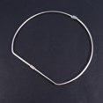 thumbnail image 1 of FOMIYES 5Ud D Buckle Semicircular De Metal Plateado Para Ajuste De Y Bolsos, 1 of 7