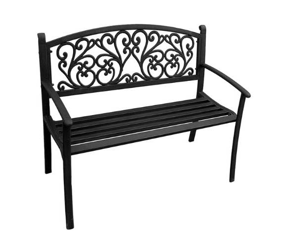 Steel Traditional Steel Park Bench