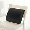 High Resilience Premium Memory Foam Lumbar Back Support Pillow Sciatica & Pain Relief Seat