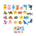 thumbnail image 2 of Xuanheng Early Education Matching Cartoon Puzzles Early Learning Educational Activity Marine Animals, 2 of 8