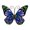 D, variant on Large Metal Butterfly Wall Art Outdoor Decor 6.3" Butterflies Wall Sculpture Hanging Decor For Home Yard Patio Garden Decoration
