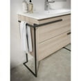 thumbnail image 6 of Lucena Bath Scala 32" Modern Wood Vanity with Legs and Towel Bar in Brown, 6 of 6