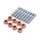 thumbnail image 5 of 8 Set de Colector Flange Tuercas Tuercas para Golf 74 - 97 Piezas de Automóviles, 5 of 7