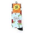 thumbnail image 3 of OoohYeah Men's Funny Crew Socks, Flower Socks Novelty Dress Cotton Socks, Thorny, One Size, 3 of 4