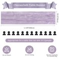 thumbnail image 2 of Tapete de mesa AGIRL, 6 unidades, gasa morada, 89 x 305 cm, 2 of 7