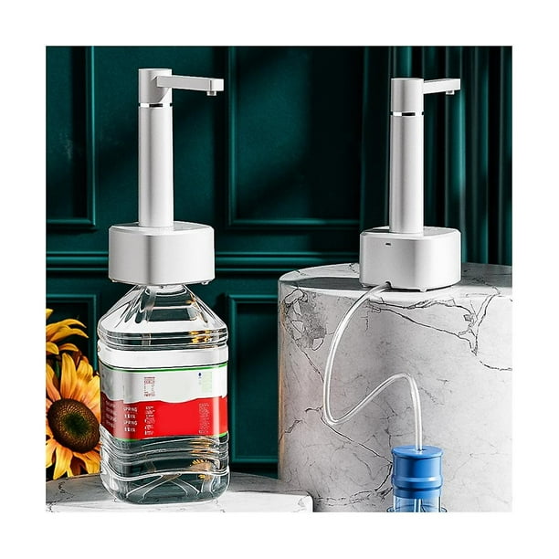 Dispensador de bomba de agua eléctrica, botellas de agua potable automáticas, bomba de agua recargable de escritorio Disp