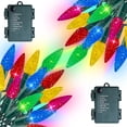 thumbnail image 1 of Luces de Cadena Navideñas Dazzle Bright C6 Multicolor 10 m 100 LED, 1 of 7