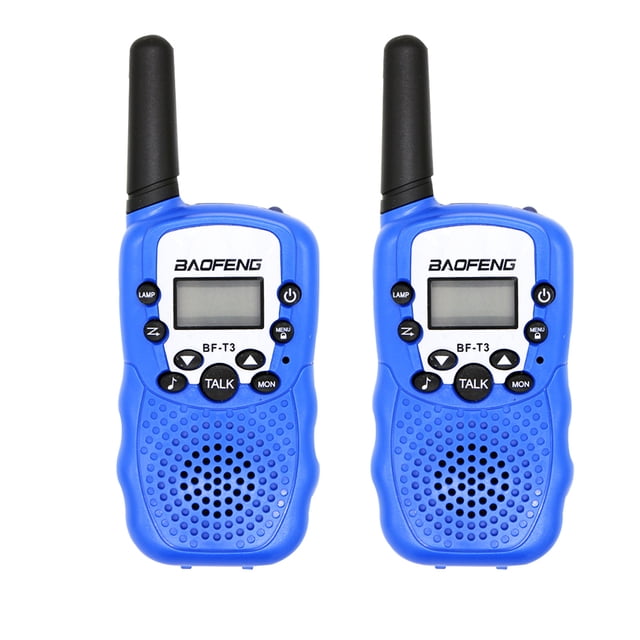 Walkie Talkie Niños Inevent Radio de Mano Mini Inalámbrico de Dos Vías Baofeng BF-T3 PMR446 2 Piezas