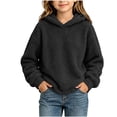 thumbnail image 7 of Fancifize Sherpa Fleece Warm Hoodie for Girls Teens Fuzzy Long Sleeve Winter Hooded Sweatshirt with Pockets 5-15 Years, 7 of 7