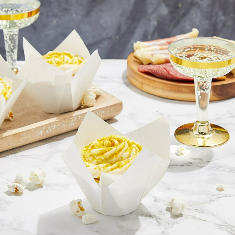 Pirottini Di Carta Per Muffin - 100 Pezzi, 2 Colori, Resistente Al Forno Fino A 230°C - Foto 9