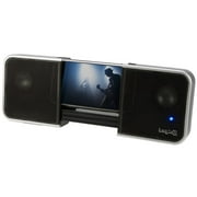 Logic3 i-Station Traveller - Speakers - for portable use - 4 Watt (total) - black gloss - for Apple iPhone 3G, 3GS; iPod touch (1G, 2G)