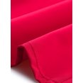 thumbnail image 5 of INSPIRAR CHIC Blusa Victoriana para Mujeres Vintage con Volantes de Manga Larga Camisa Gótica Botón Arriba Tops M Rojo Oscuro, 5 of 5