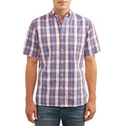 Lands' End Men's Short Sleeve Seersucker Shirt