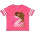 thumbnail image 3 of Inktastic 2nd Birthday 2 Year Old Cowgirl Hat Girls Toddler T-Shirt, 3 of 5