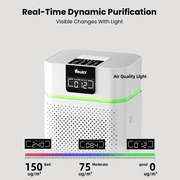 Air Purifier for Home Large Room up to 1800ft²,Air Cleaner with Air Quality Light and Essential Diffuser, AUTO Mode, Sleep Mode, Timer, Lock, for Wildfire Smoke Dust