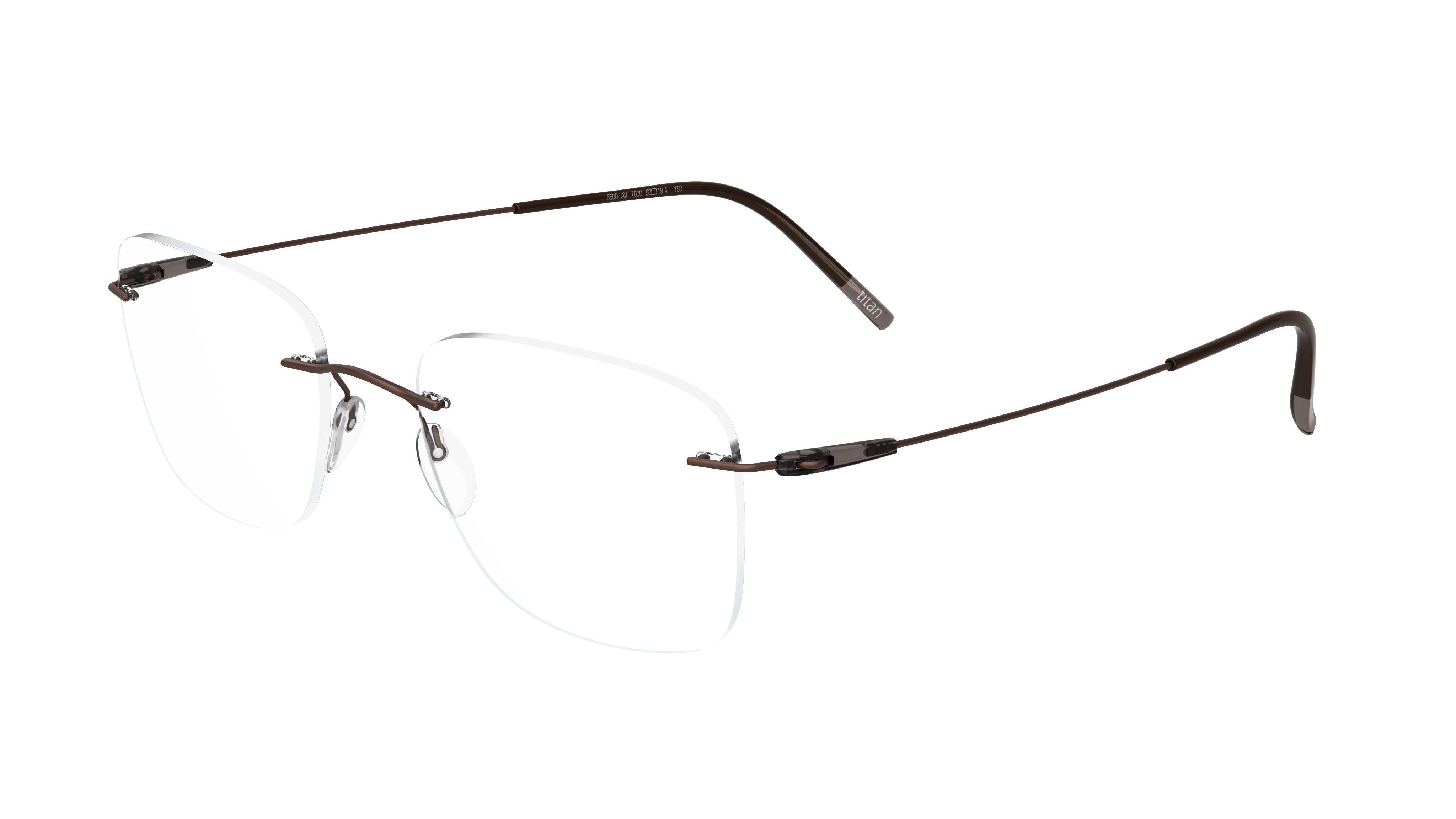 Silhouette Dynamics Colorwave 5500 Eyeglasses Chassis 6040 brown matte