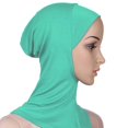 thumbnail image 3 of Miaocao 5 Pack Womens Muslim Mini Hijab Caps Solid Color Modal Islamic Neck Cover Under Scarf Head Wear Cap, 3 of 7