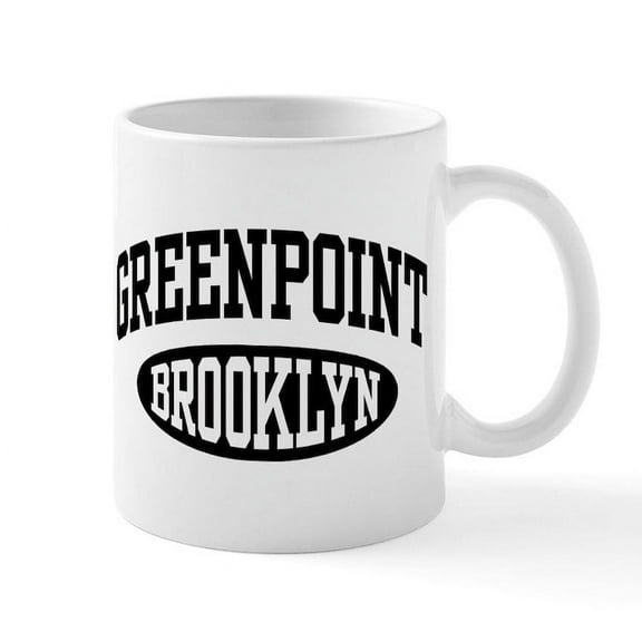 CafePress - Greenpoint Brooklyn Mug - 11 oz Ceramic Mug - Novelty Coffee Tea Cup