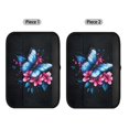 thumbnail image 6 of Uorisanigo Blue Gradient Butterfly Car Seat Belt Cover Flannel 2-Pack Universal Car Seat Belt Pads Cover Soft Comfort Compatible Seat belt Shoulder Pad for Car Interior Accessorie, 6 of 7