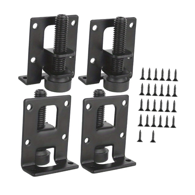 4 patas niveladoras para muebles, de acero, fáciles de instalar, ajustables con tornillos para banco de trabajo, silla y estantería. 7 centímetros