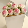 thumbnail image 1 of TIMIFIS Artificial Flowers for Outdoors Handwoven Eternal Flower Gradual Rose Imitation Flower Woolen Thread Hooked Finished Flower Bundle As A Girlfriend and Girlfriend Outdoor Faux Plants, 1 of 3