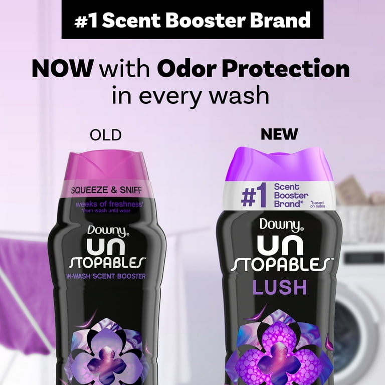 Downy Unstopables In-Wash Laundry Scent Booster Beads, Lush, 24 oz