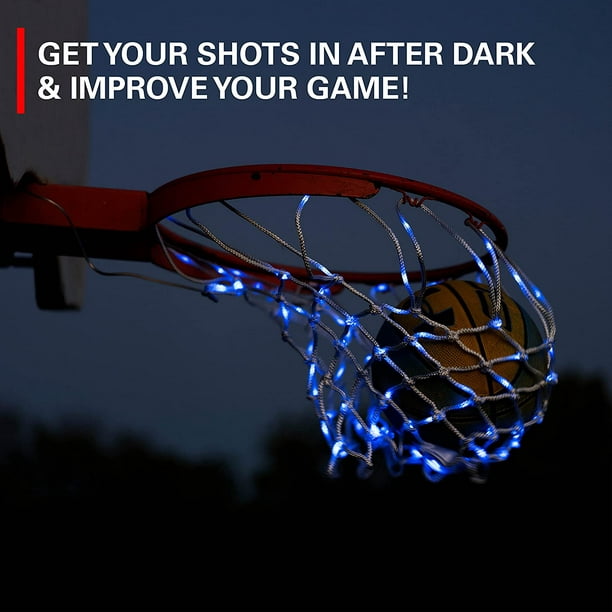 Basketball Light Up Hoop Net, Change Colors with Remote, Heavy Duty LED  Replacement Basketball Nets, Fits Outdoor Indoor 12 Loops Rim, Glow In The  Dark Neon Basketball Hoop 