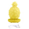thumbnail image 3 of Piña LED USB recargable luz nocturna brillo ajustable lámpara de noche decorativa amarillo, 3 of 8