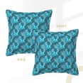 thumbnail image 3 of Bingfone Decorative Pillow Covers 16"x16" Seahorse Couch Pillow Cases Modern Farmhouse Covers for Couch Sofa Bed, 3 of 9