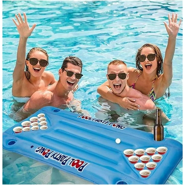 Hamac gonflable flottant pour piscine, matelas à air inclinable