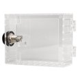 thumbnail image 2 of Universal Clear Thermostat Combination Lock Box with Key Wall Transparent Thermostat Cover Guard Box, 2 of 5