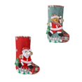 thumbnail image 1 of 2pcs Large Christmas Stocking Christmas Gift Bag Christmas Tree Candy Bag Hanging Decoration C, 1 of 5